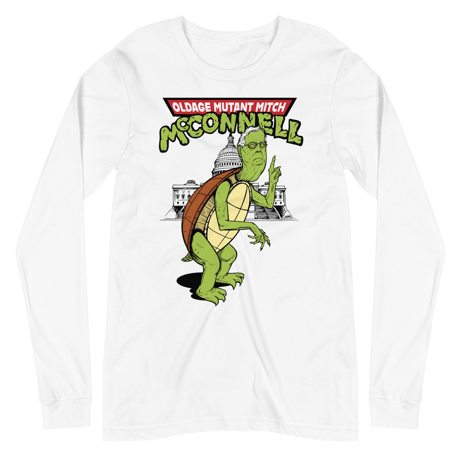 Old Age Mutant Mitch McConnell Long Sleeve Tee
