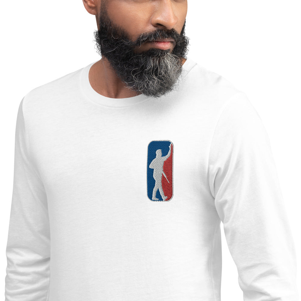 Kyle Walks FAAFO Self Defense Unisex Long Sleeve Embroidered Tee