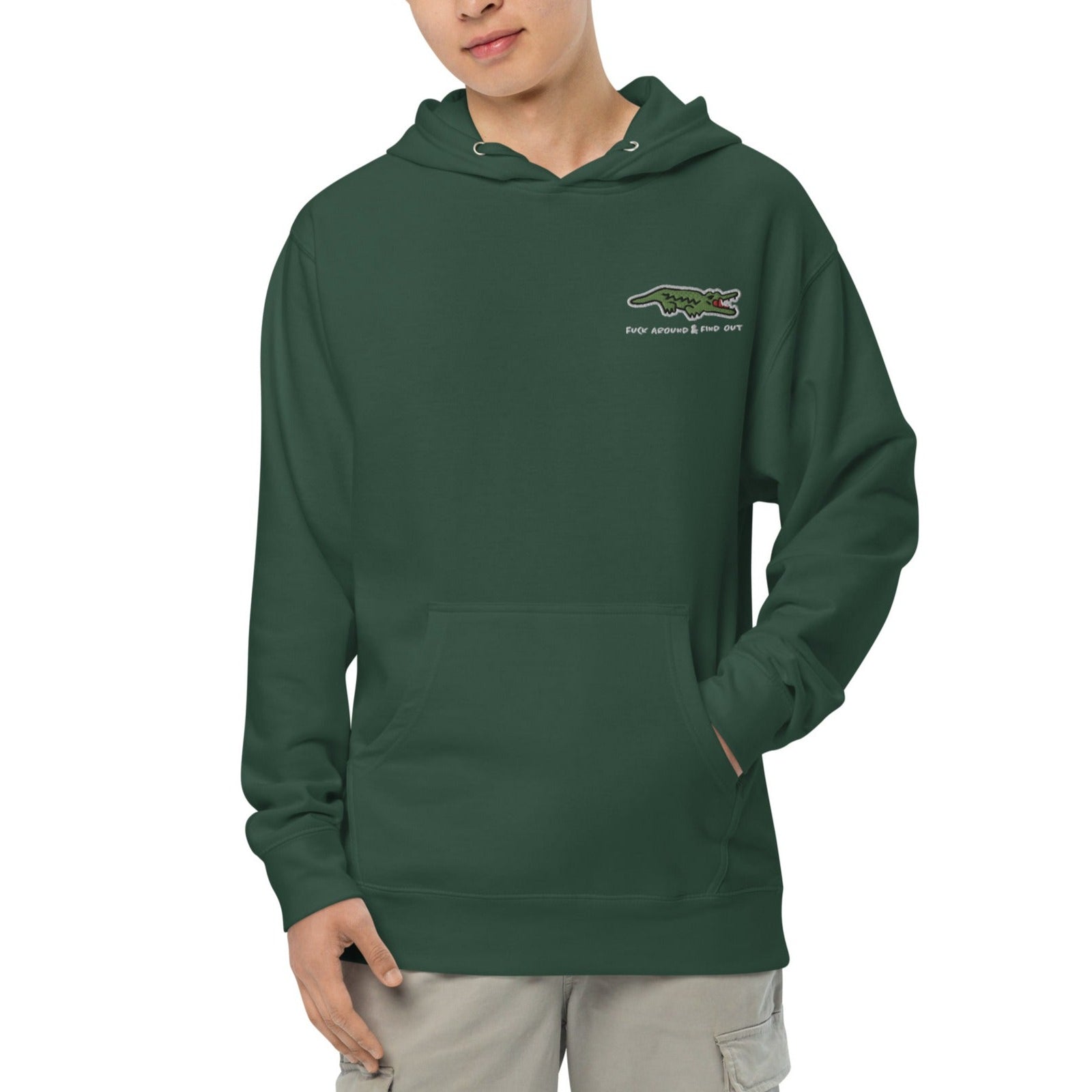 F Around and Find Out Alligator Midweight Hoodie
