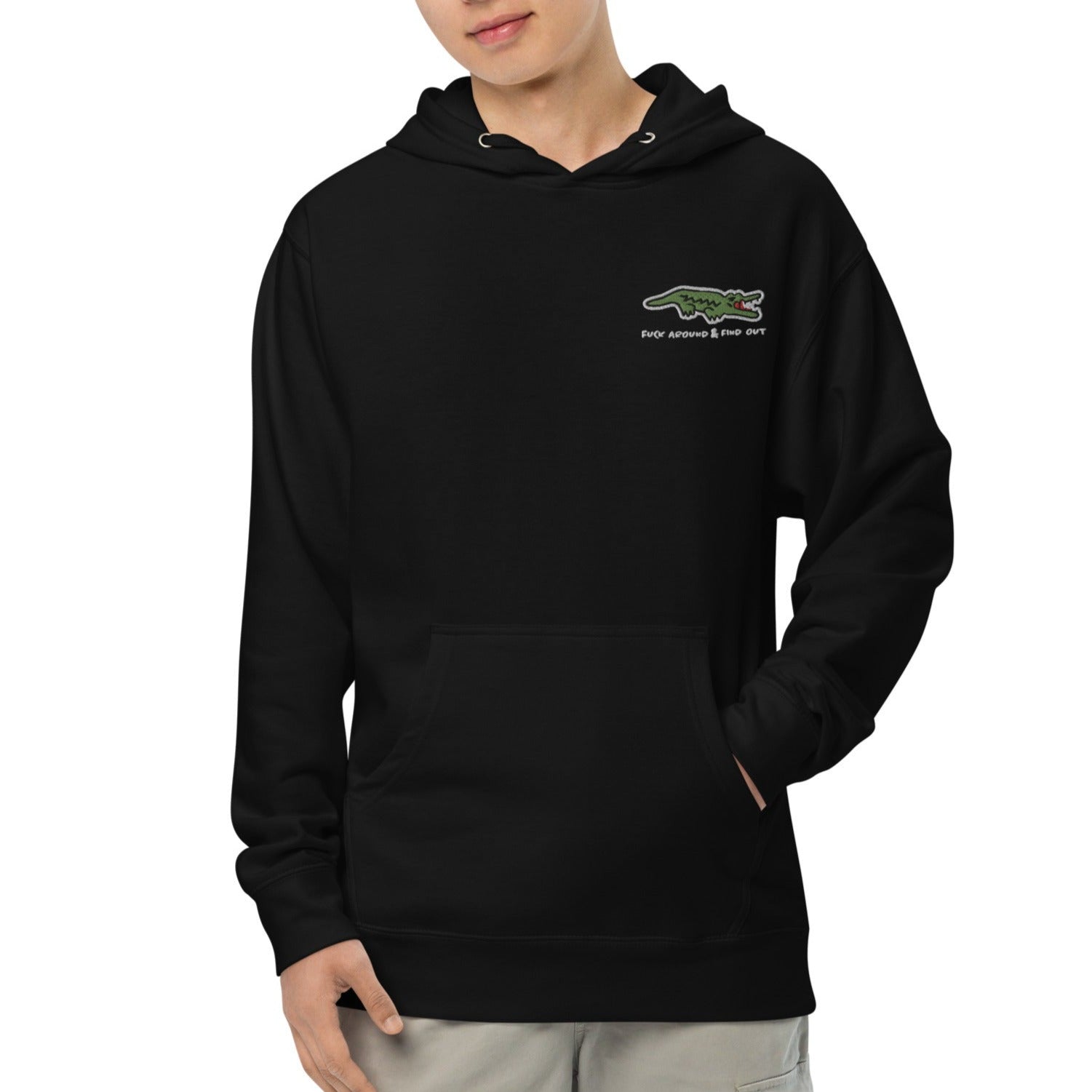 F Around and Find Out Alligator Midweight Hoodie
