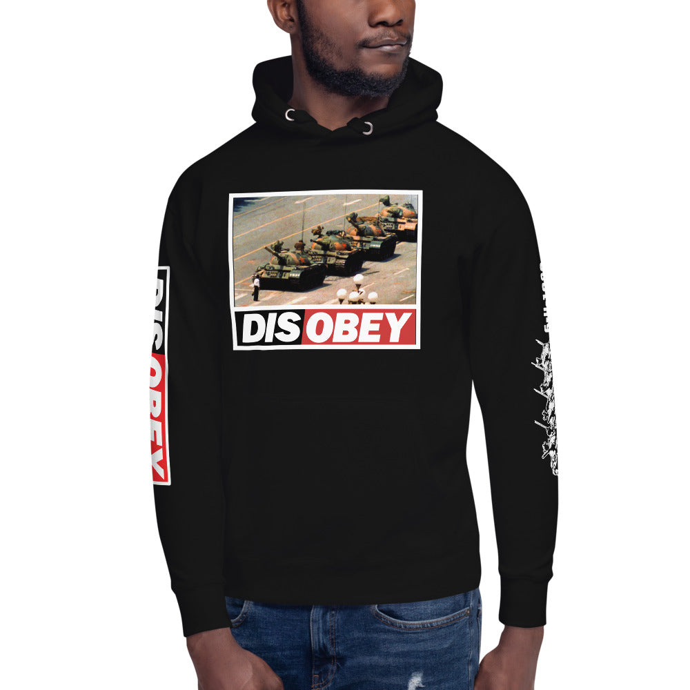 Tank Man DISOBEY 30th Anniversary Unisex Pullover Hoodie