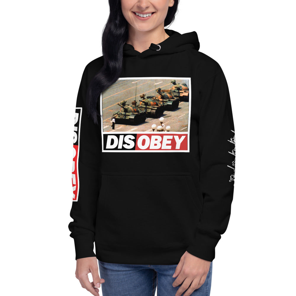 Tank Man DISOBEY 30th Anniversary Unisex Pullover Hoodie