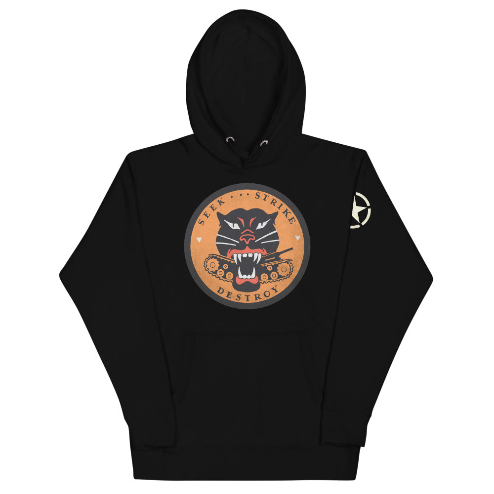 Seek and Destroy WW2 Tank Destroyer Hoodie
