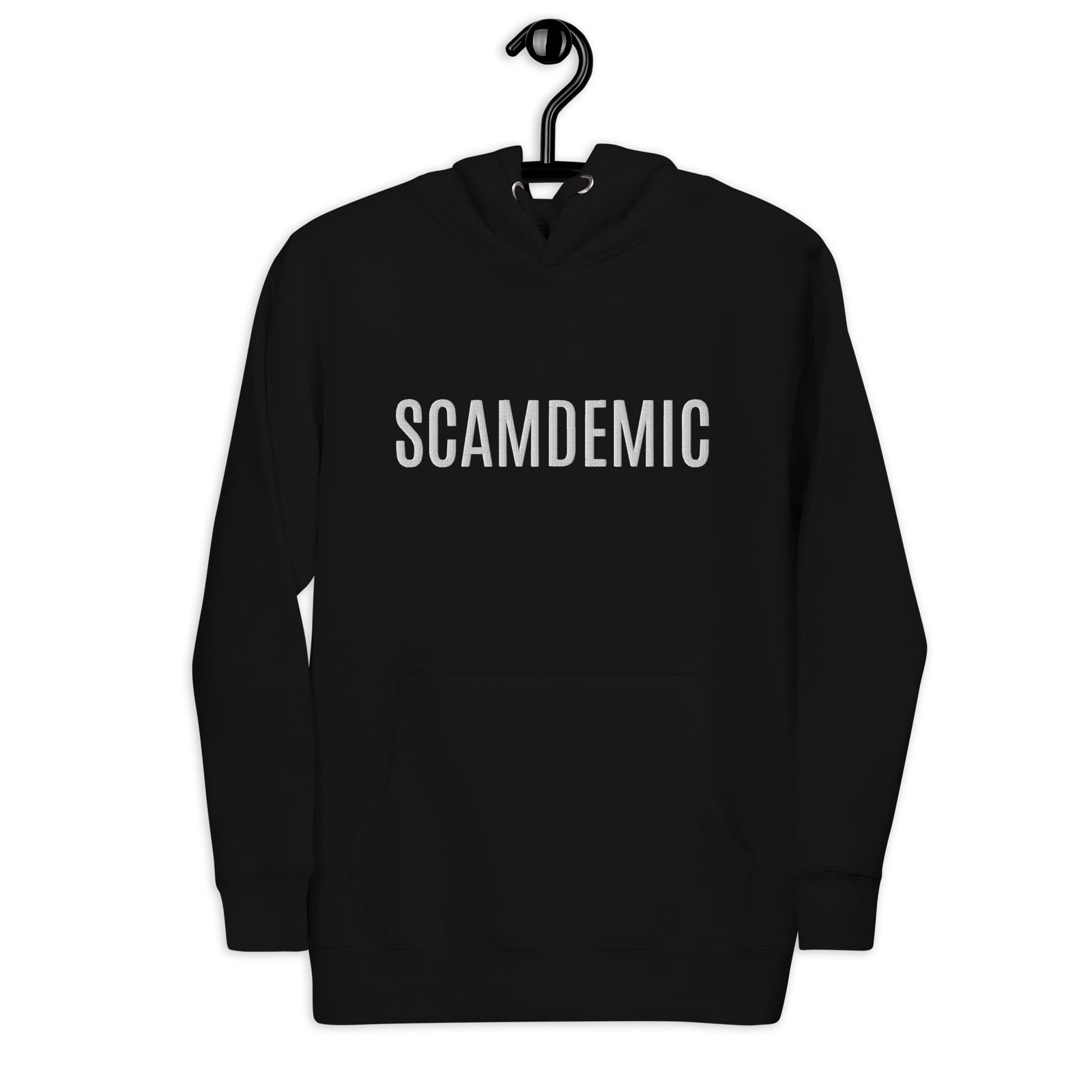 Scamdemic Embroidered Unisex Hoodie