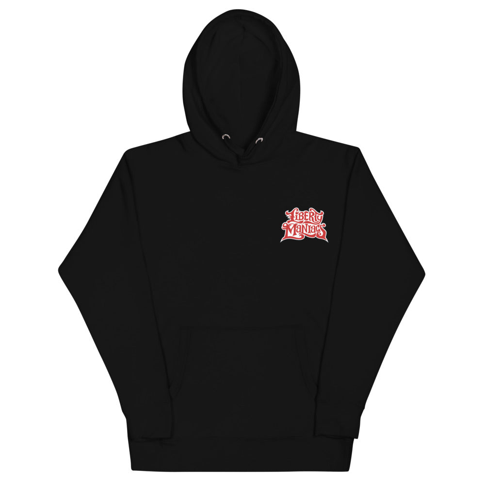 Liberty Maniacs Logo Embroidered Unisex Hoodie