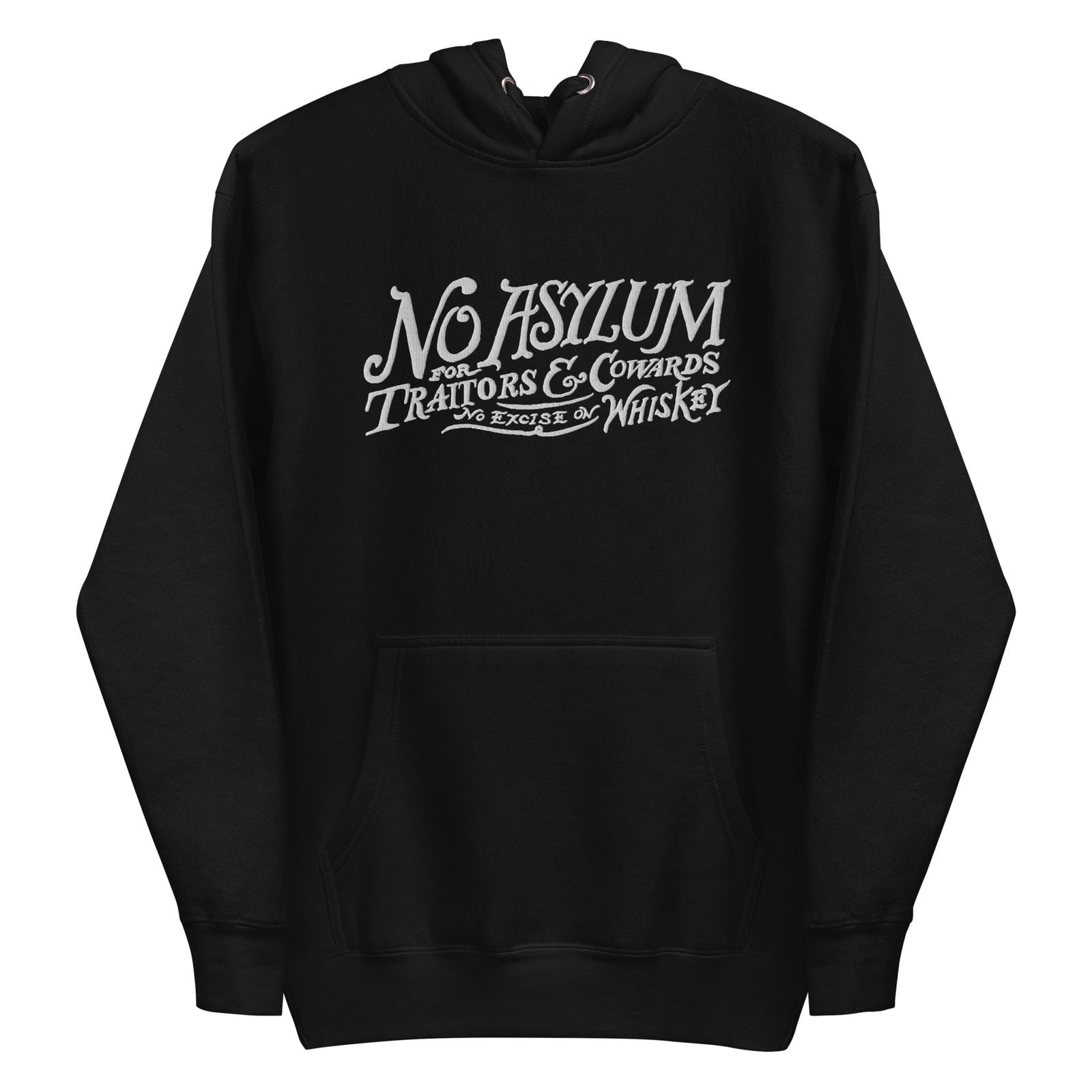 Whiskey Rebellion Embroidered Unisex Hoodie