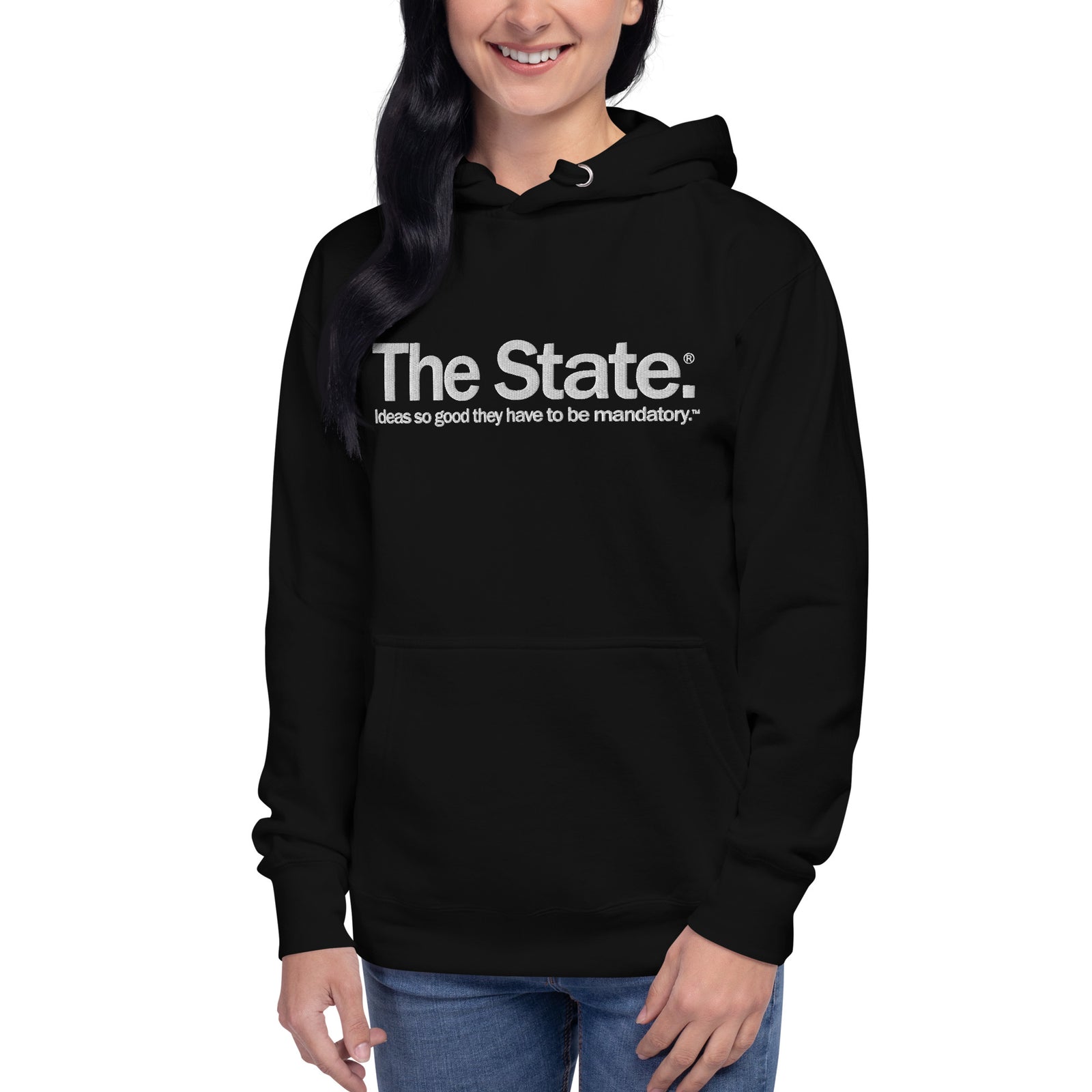 Mandatory Ideas Embroidered Unisex Hoodie