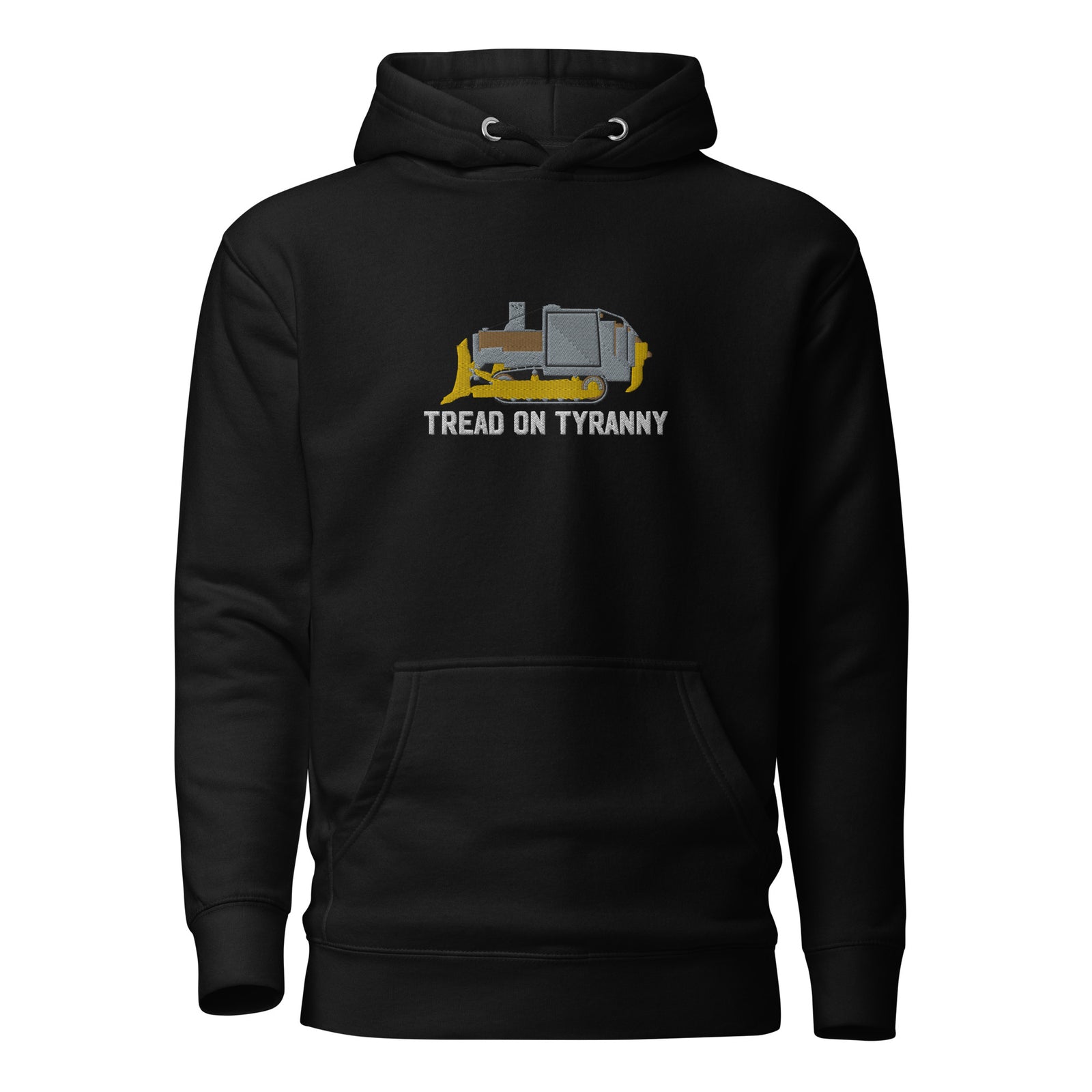 Killdozer Tread on Tyranny Embroidered Hoodie