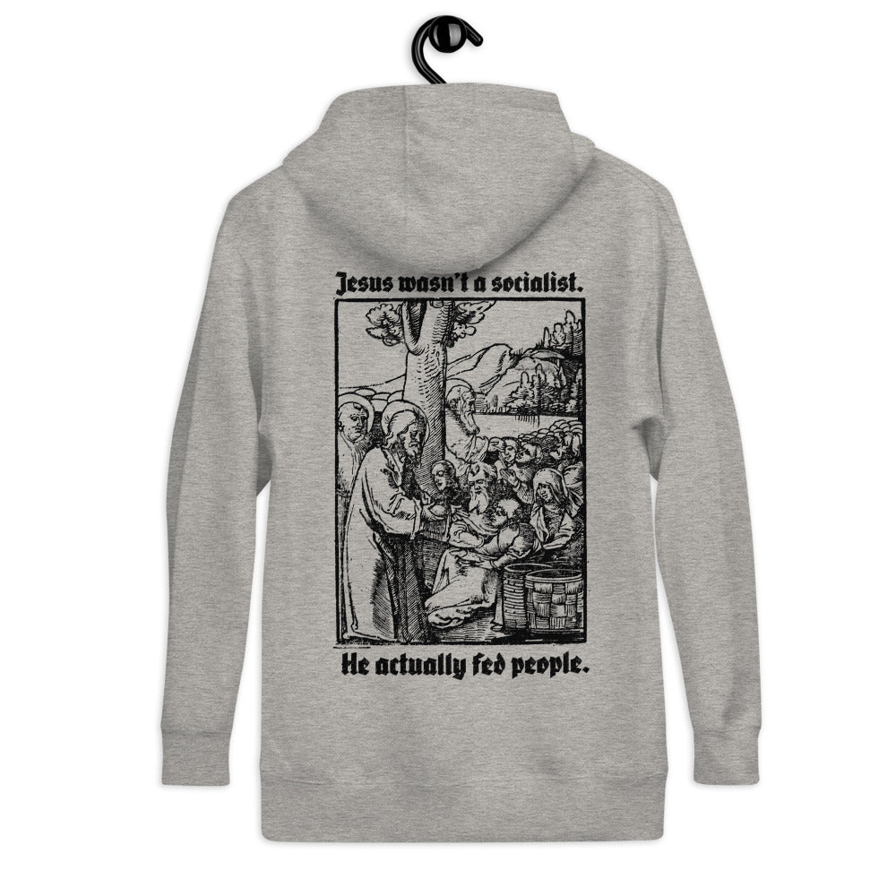 Jesus Wasn't a Socialist Unisex Hoodie