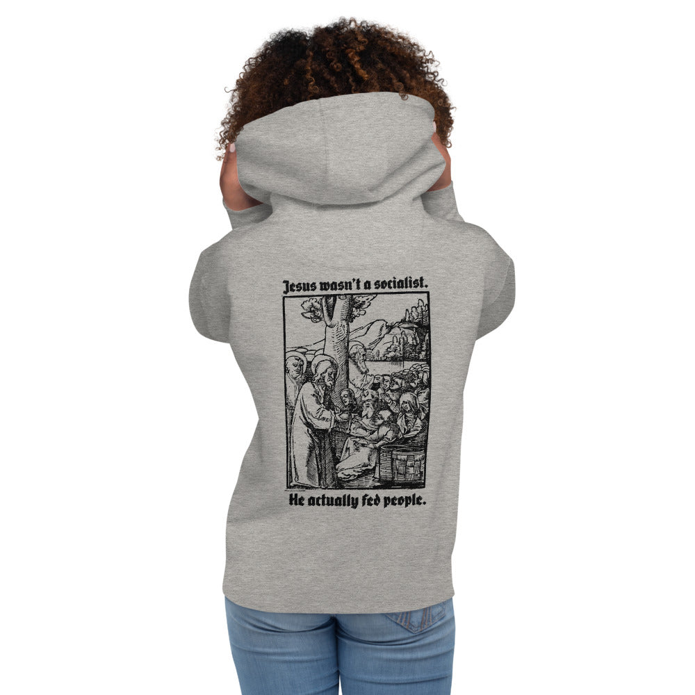 Jesus Wasn't a Socialist Unisex Hoodie