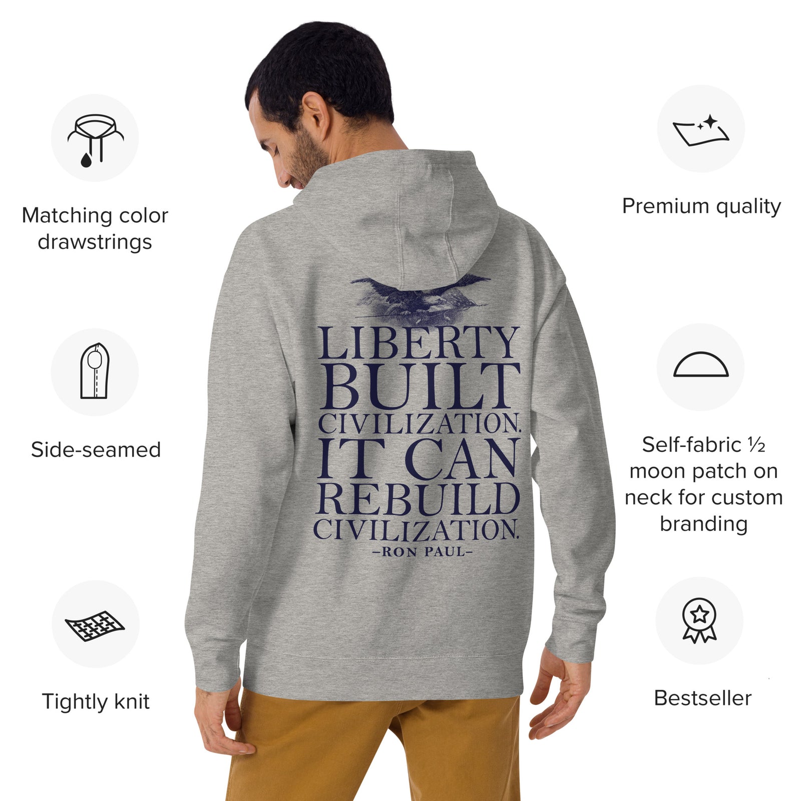 Liberty Can Rebuild Civilization Hoodie Sweatshirt