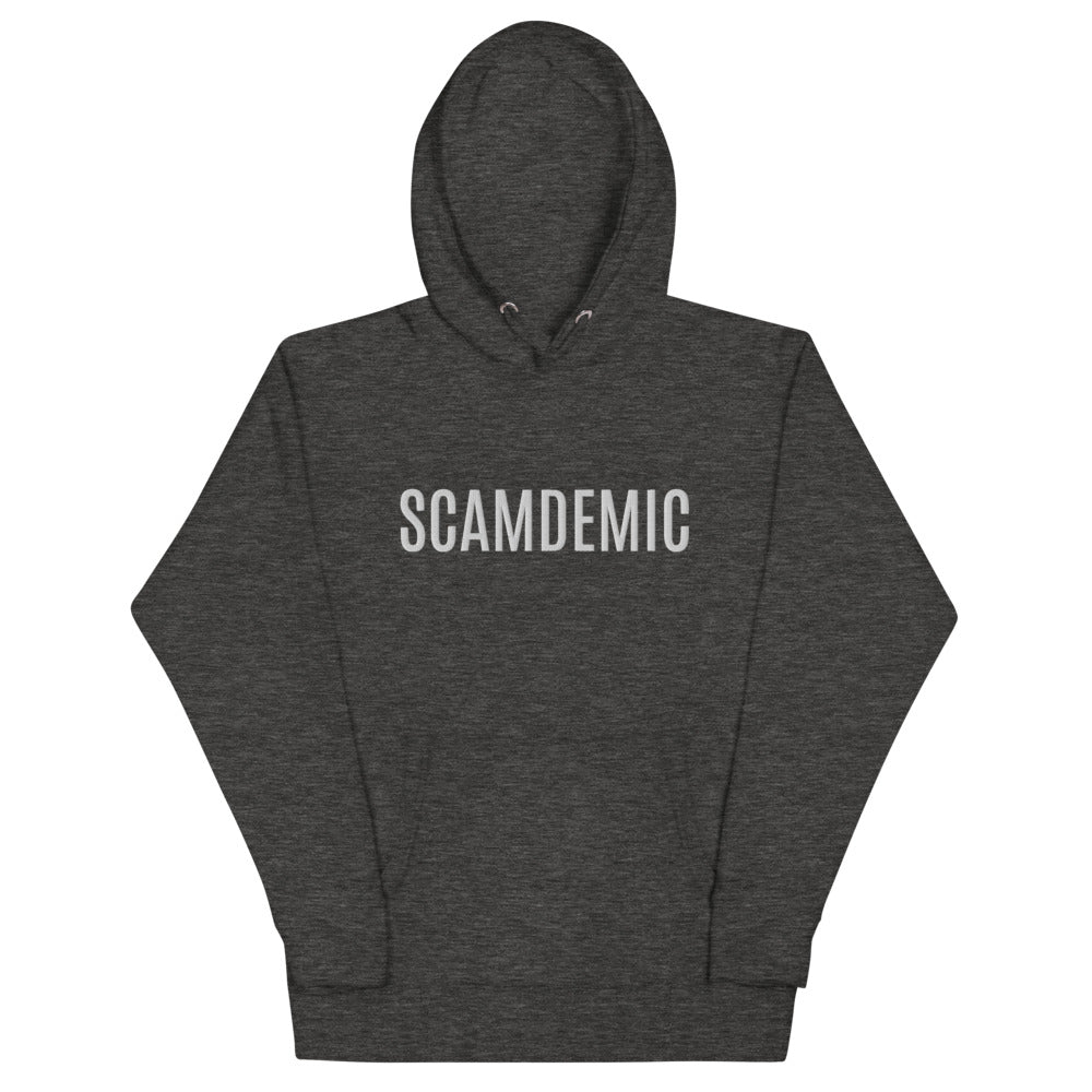 Scamdemic Embroidered Unisex Hoodie