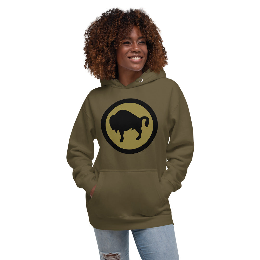 92nd Division Buffalo Soldier WWI Insignia Unisex Hoodie