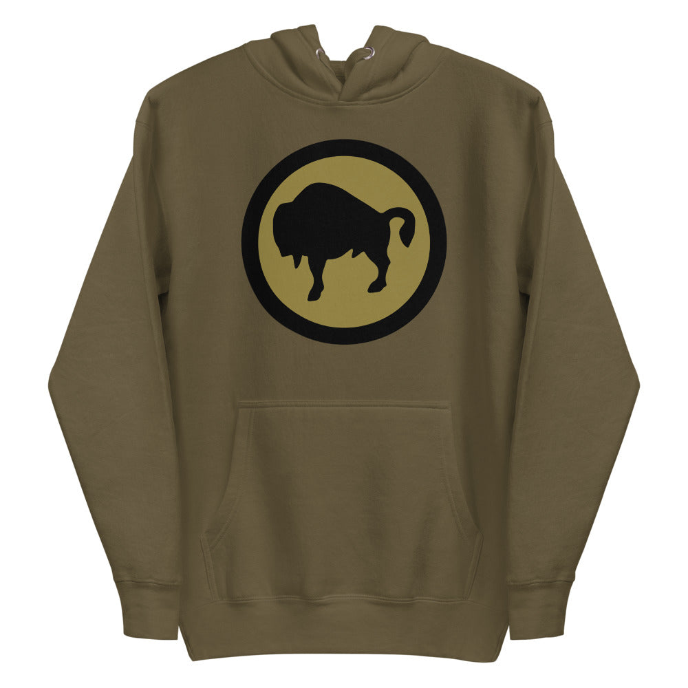 92nd Division Buffalo Soldier WWI Insignia Unisex Hoodie