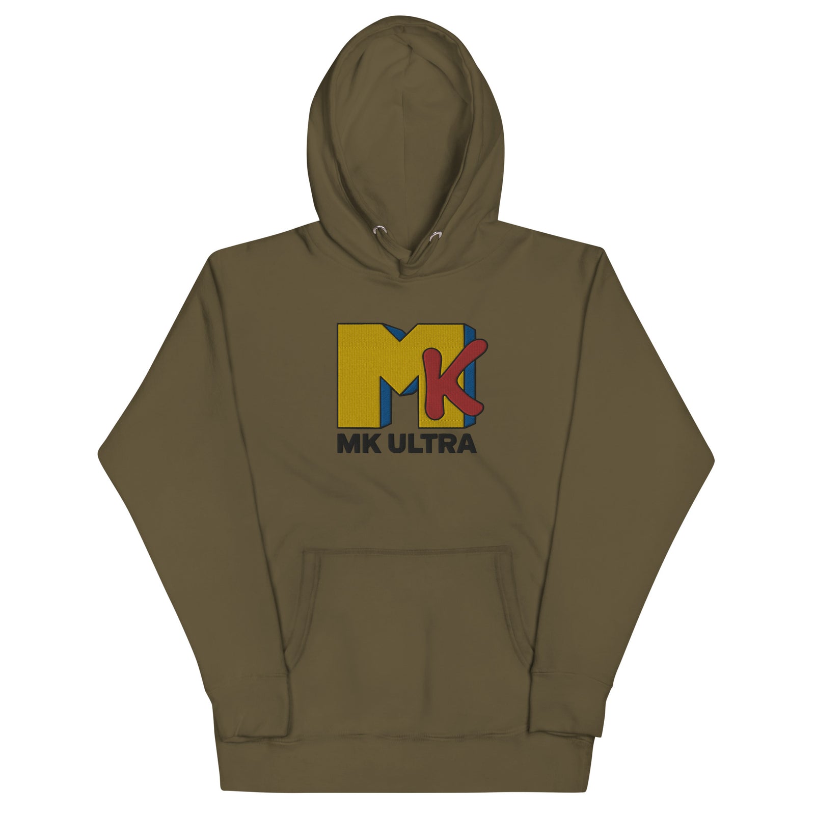 MK Ultra Parody Embroidered Hoodie