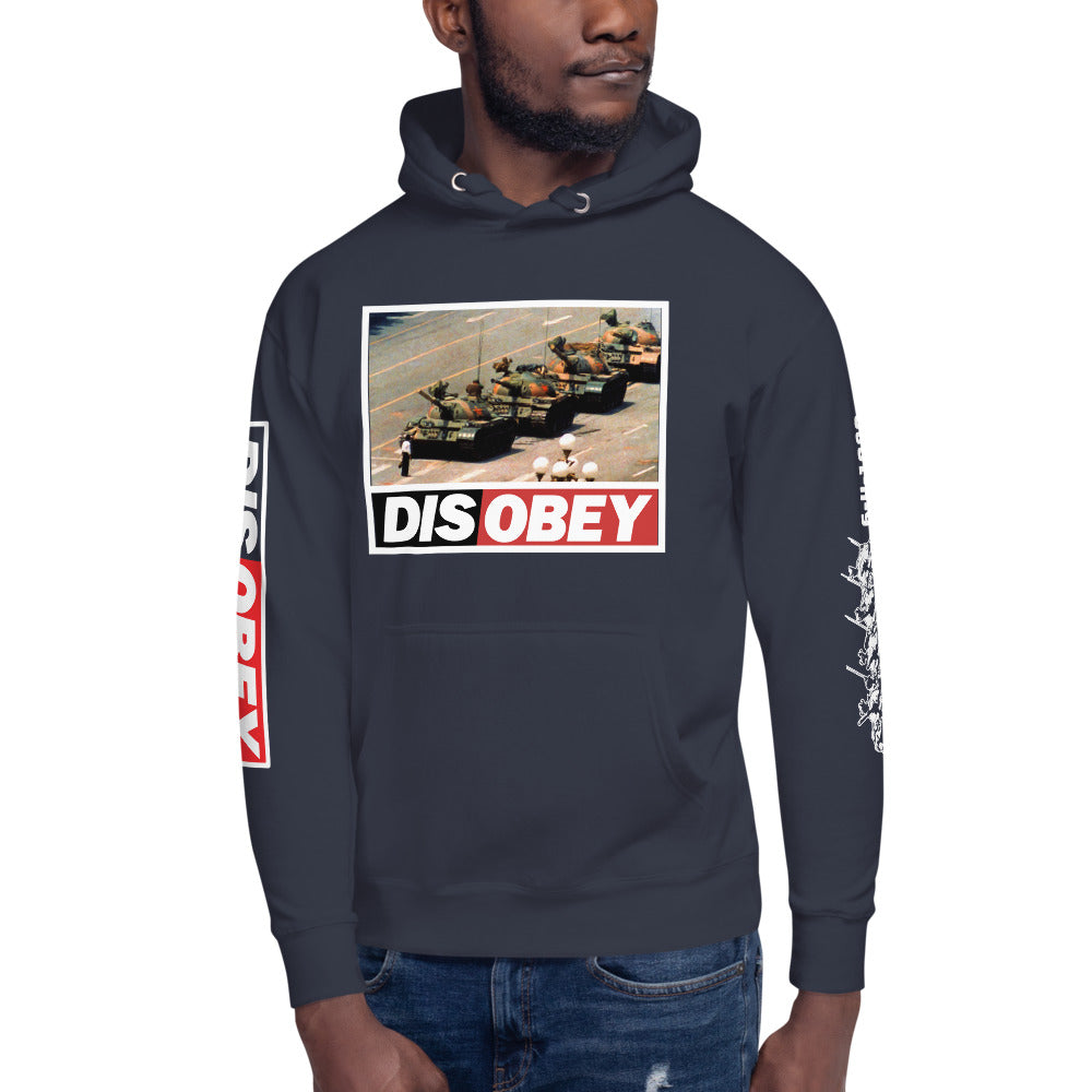 Tank Man DISOBEY 30th Anniversary Unisex Pullover Hoodie
