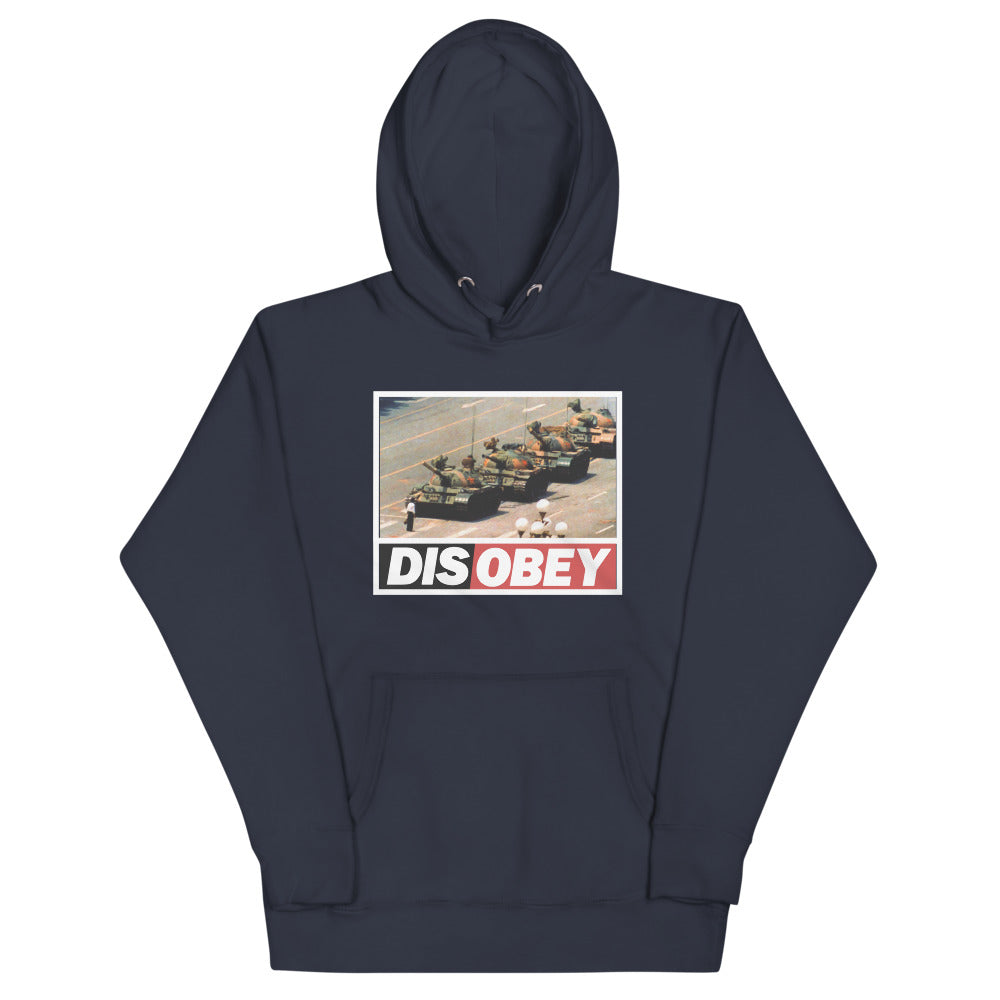 Tank Man DISOBEY Athletic Unisex Hoodie