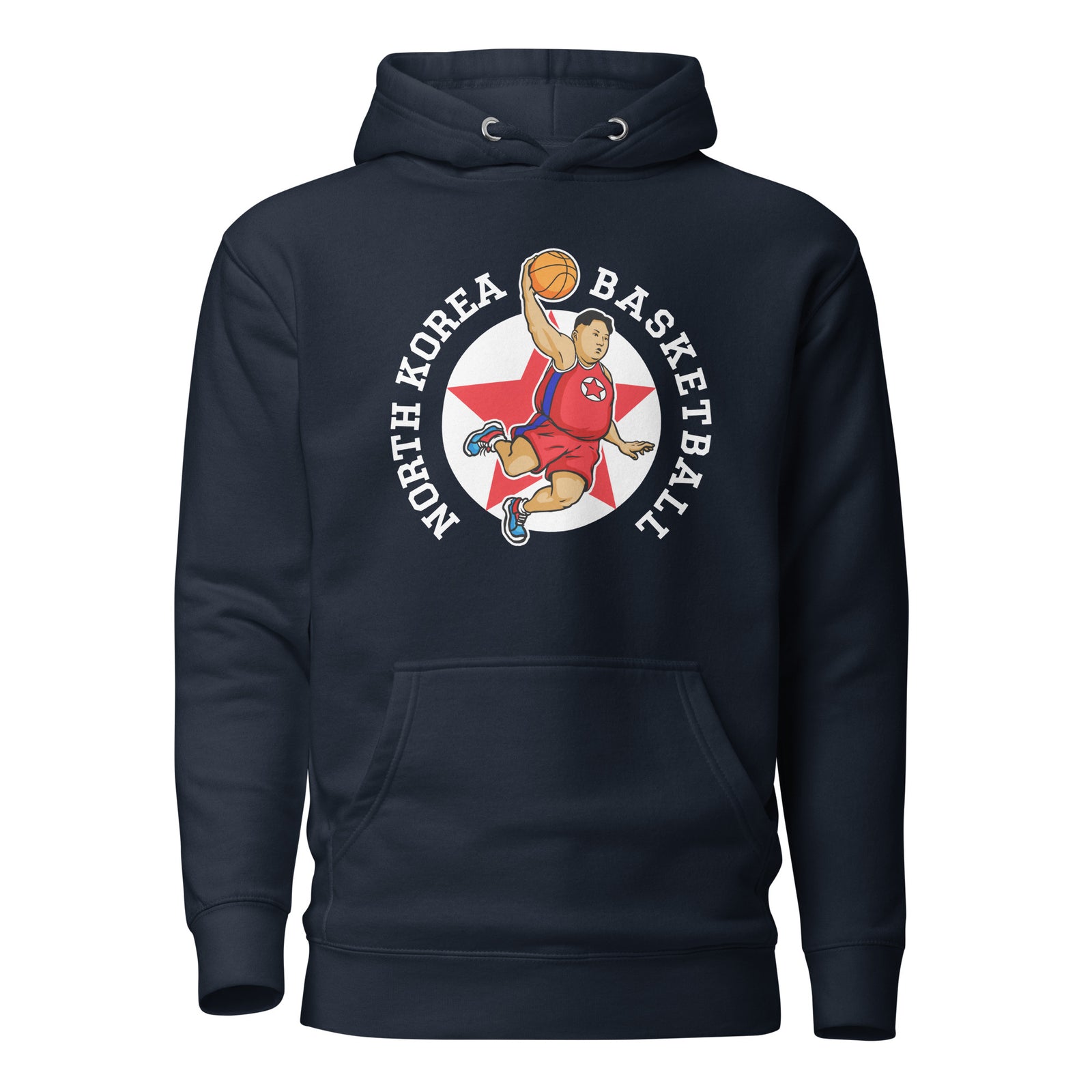 Air Un Rocketman North Korean Basketball Unisex Fleece Hoodie