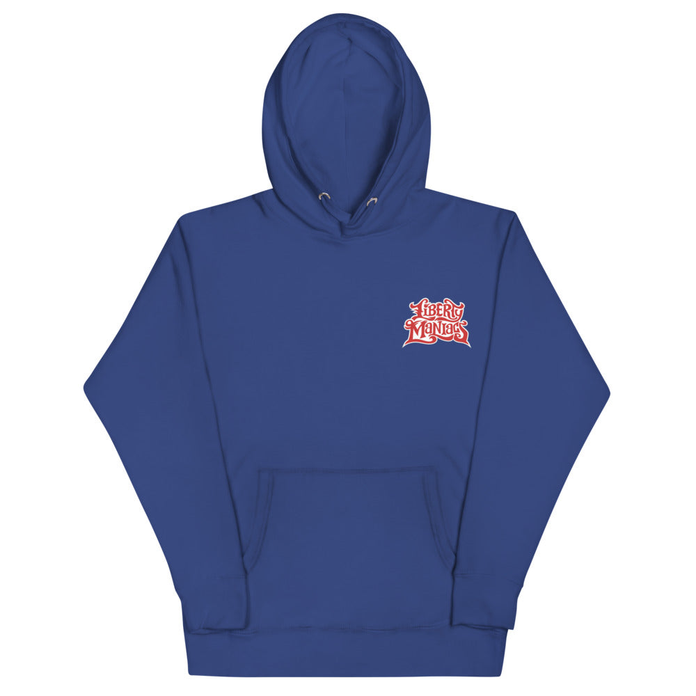 Liberty Maniacs Logo Embroidered Unisex Hoodie