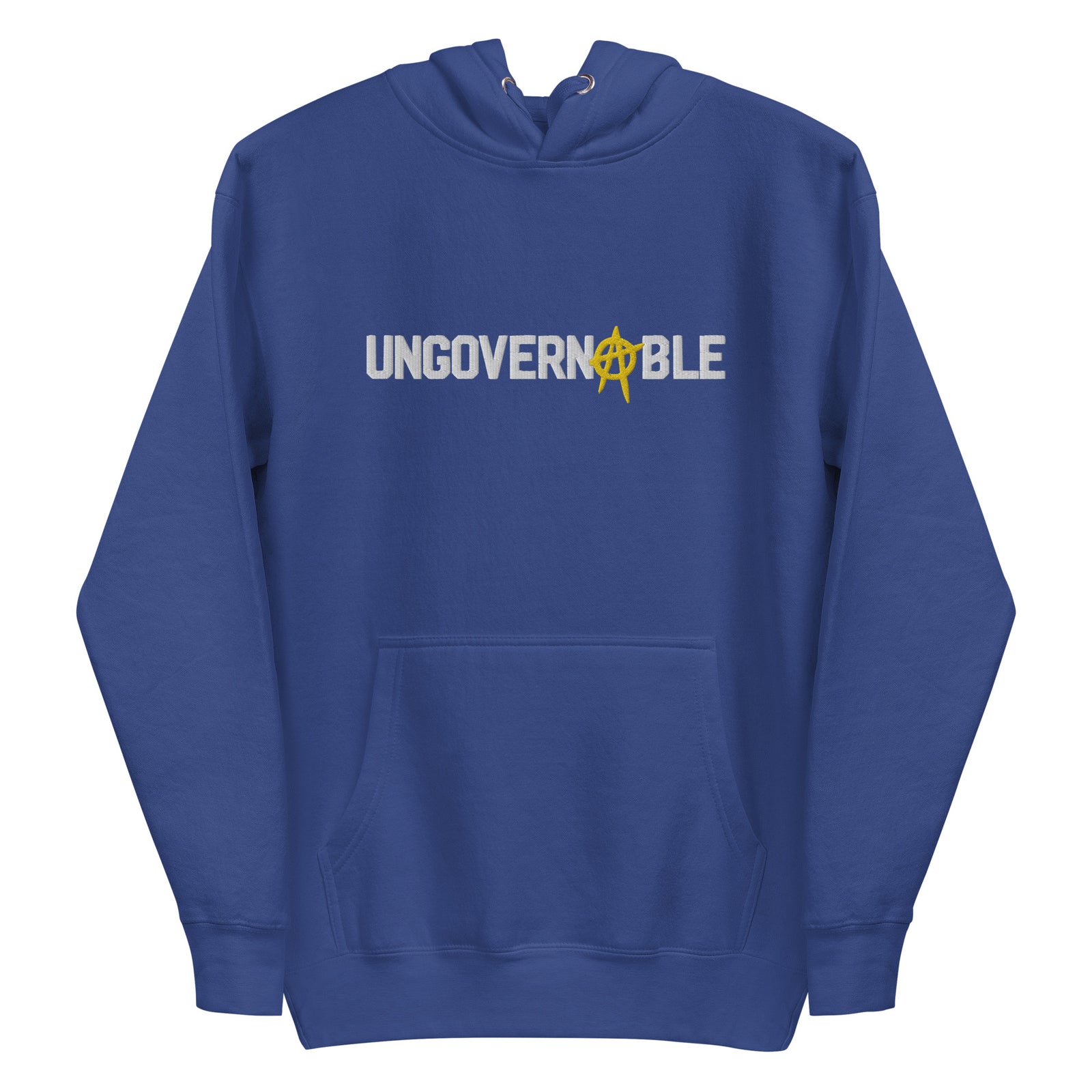 Ungovernable Embroidered Unisex Hoodie