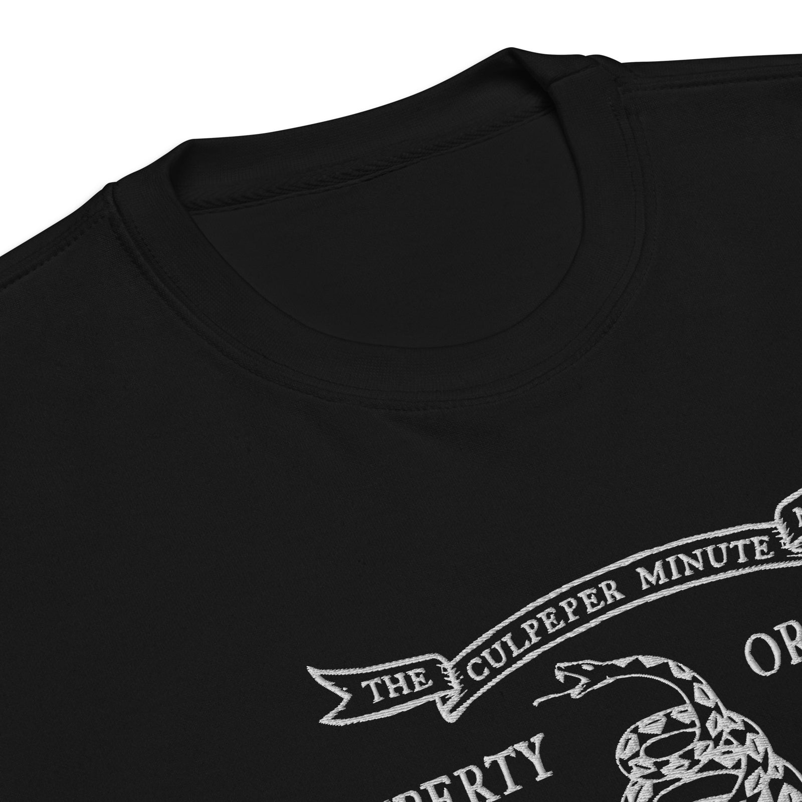 Culpeper Minutemen Don't Tread On Me Embroidered Crewneck Sweatshirt