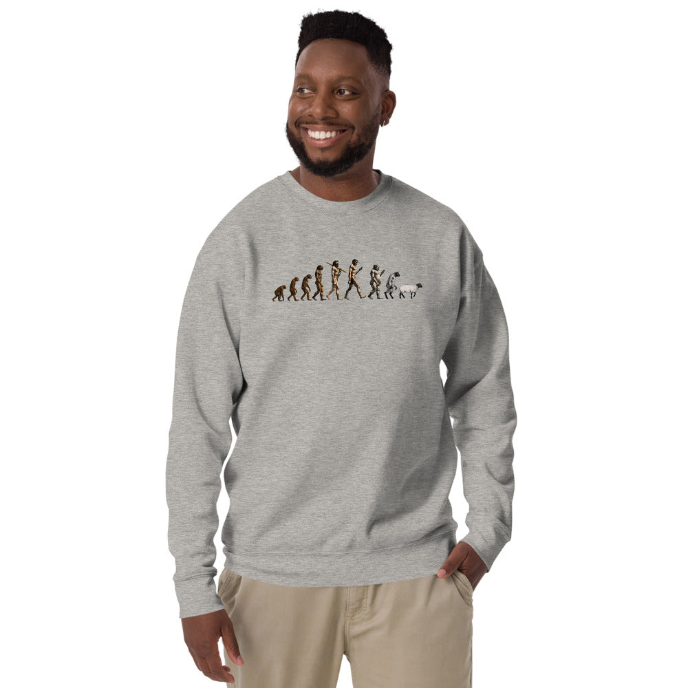 March of Devolution Sheeple Unisex Premium Sweatshirt