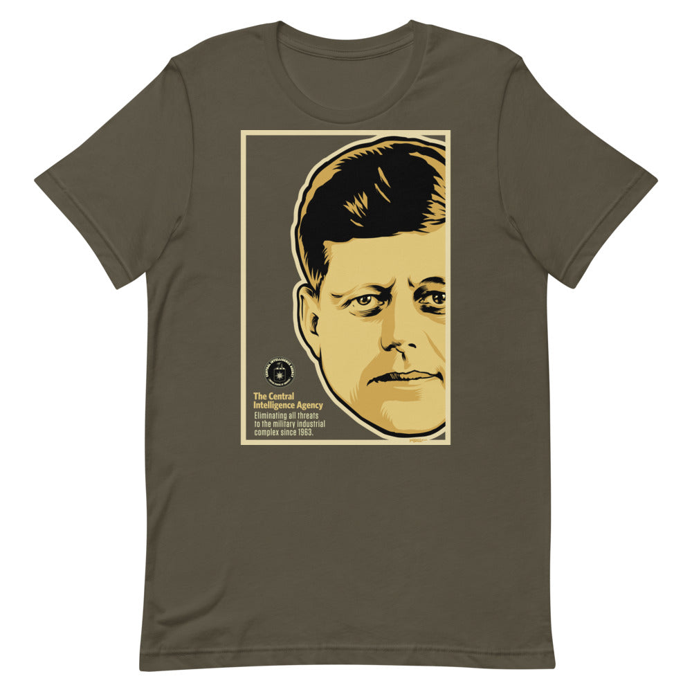 Central Intelligence Agency Military Industrial Complex JFK Short-Sleeve Unisex T-Shirt