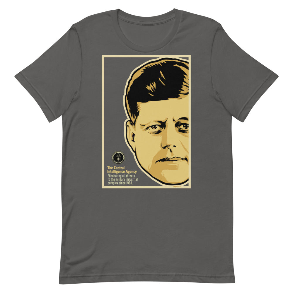 Central Intelligence Agency Military Industrial Complex JFK Short-Sleeve Unisex T-Shirt