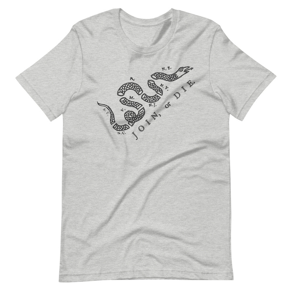 Join or Die Men's Vintage Graphic T-shirt