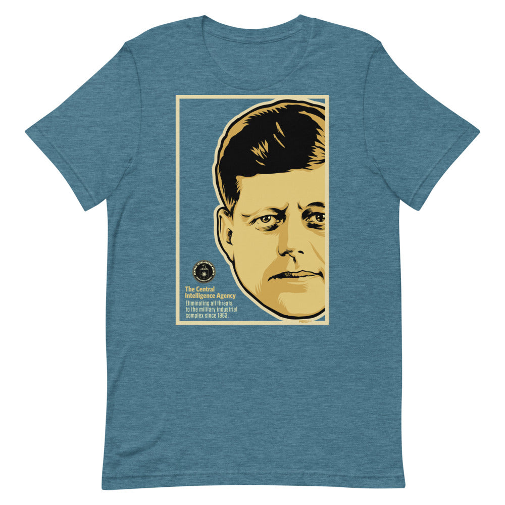 Central Intelligence Agency Military Industrial Complex JFK Short-Sleeve Unisex T-Shirt