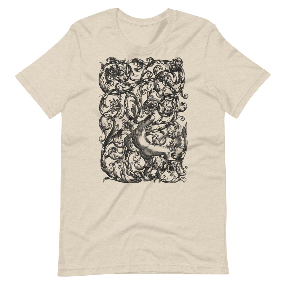 Beauty Conquering Brutality Graphic T-Shirt