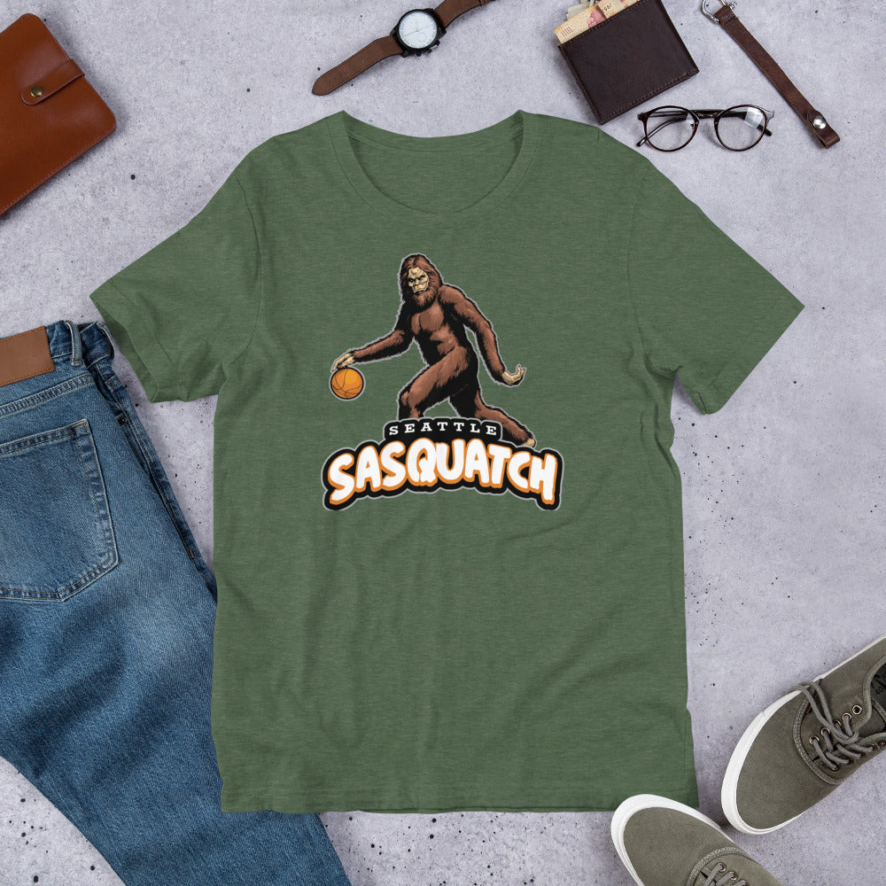 Seattle Sasquatch Basketball Short-Sleeve Unisex T-Shirt