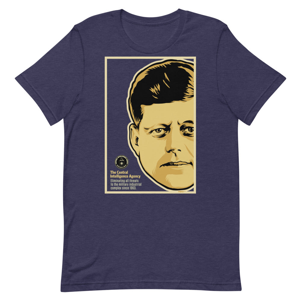 Central Intelligence Agency Military Industrial Complex JFK Short-Sleeve Unisex T-Shirt