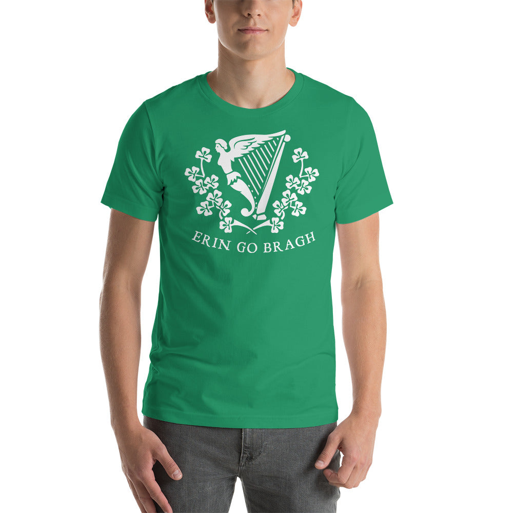 Erin Go Bragh Harp Short-Sleeve Unisex T-Shirt