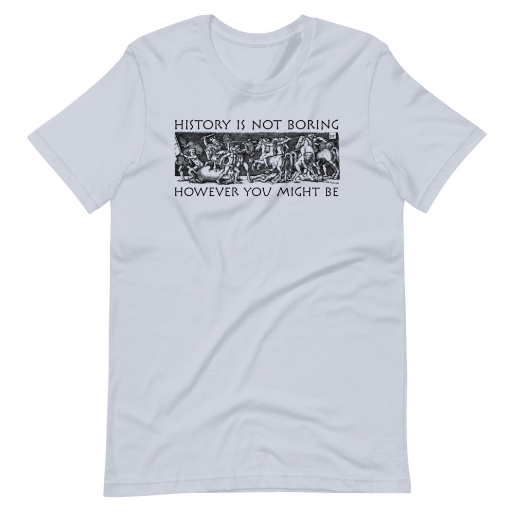 History Is Not Boring Greek Battle Graphic T-Shirt