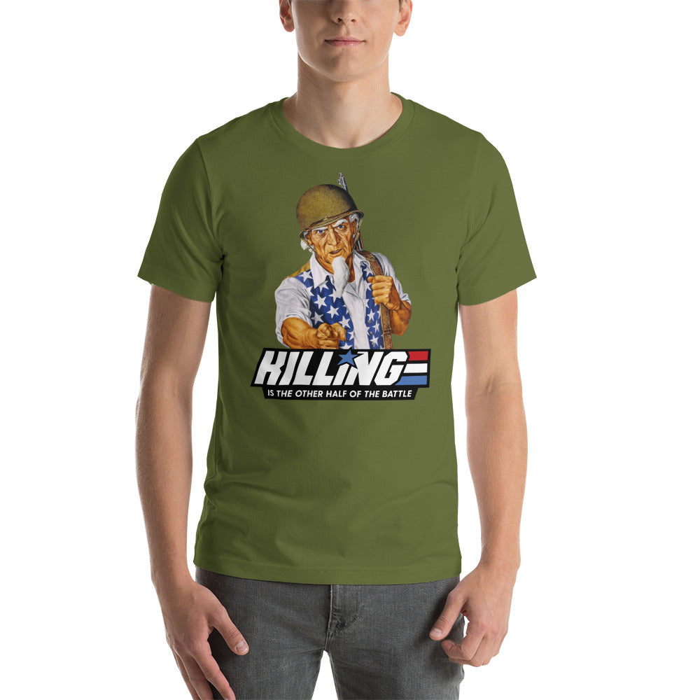 Killing is the Other Half of the Battle Uncle Sam Short-Sleeve Unisex T-Shirt