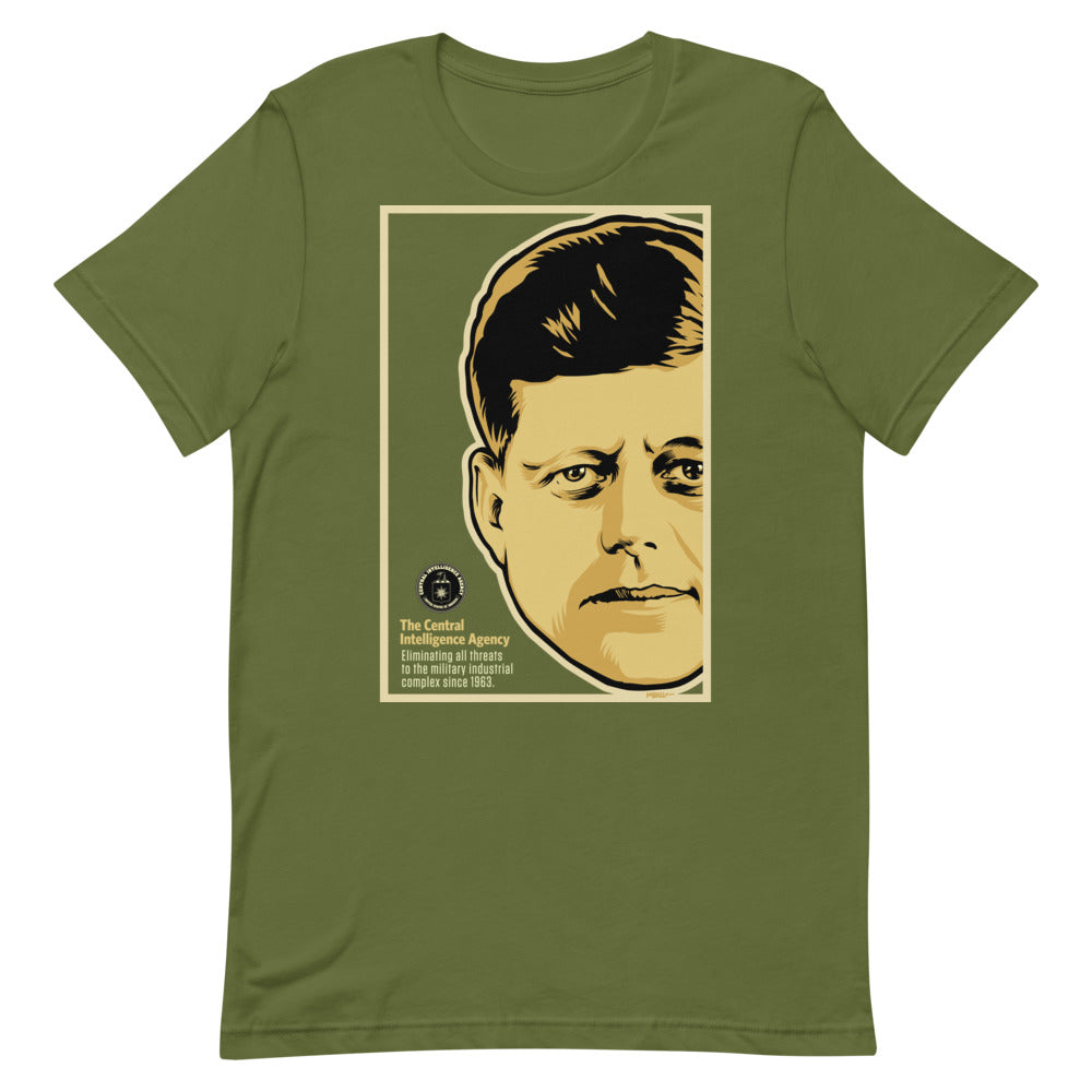 Central Intelligence Agency Military Industrial Complex JFK Short-Sleeve Unisex T-Shirt