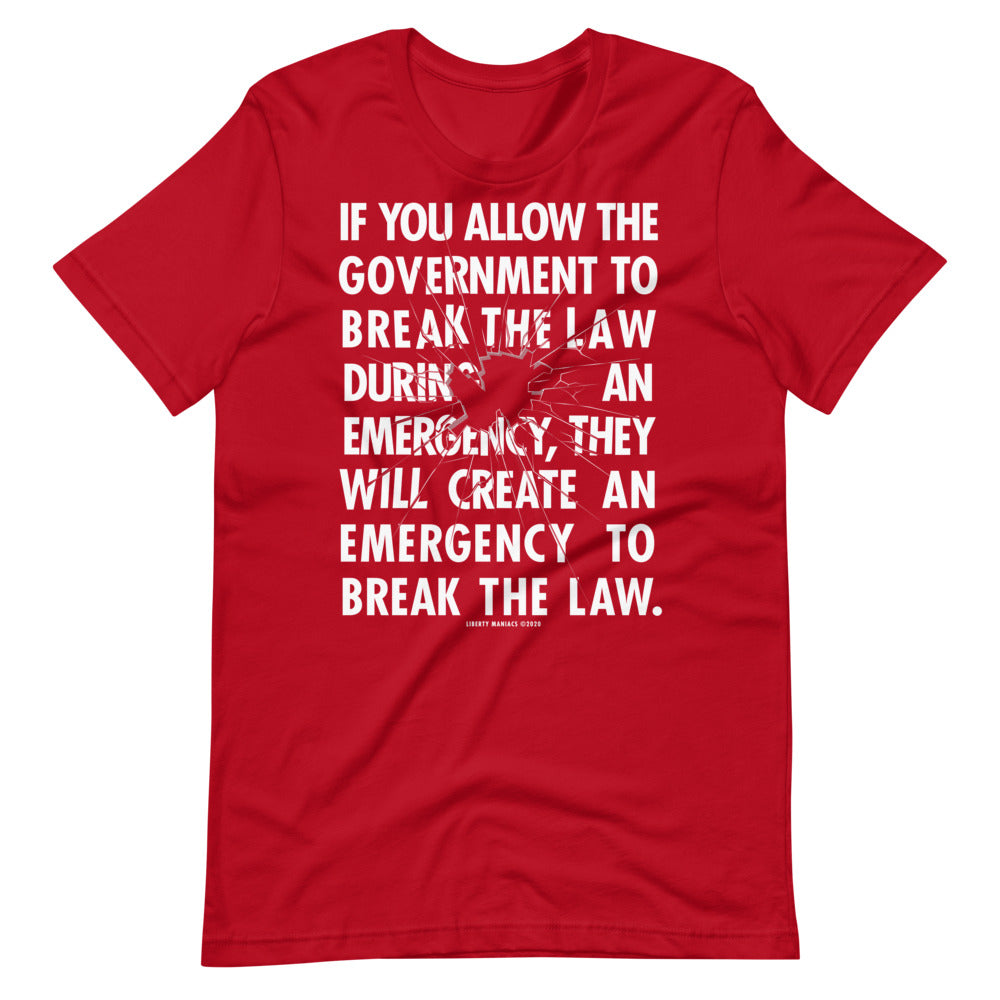 Government Emergency Short-Sleeve Unisex T-Shirt