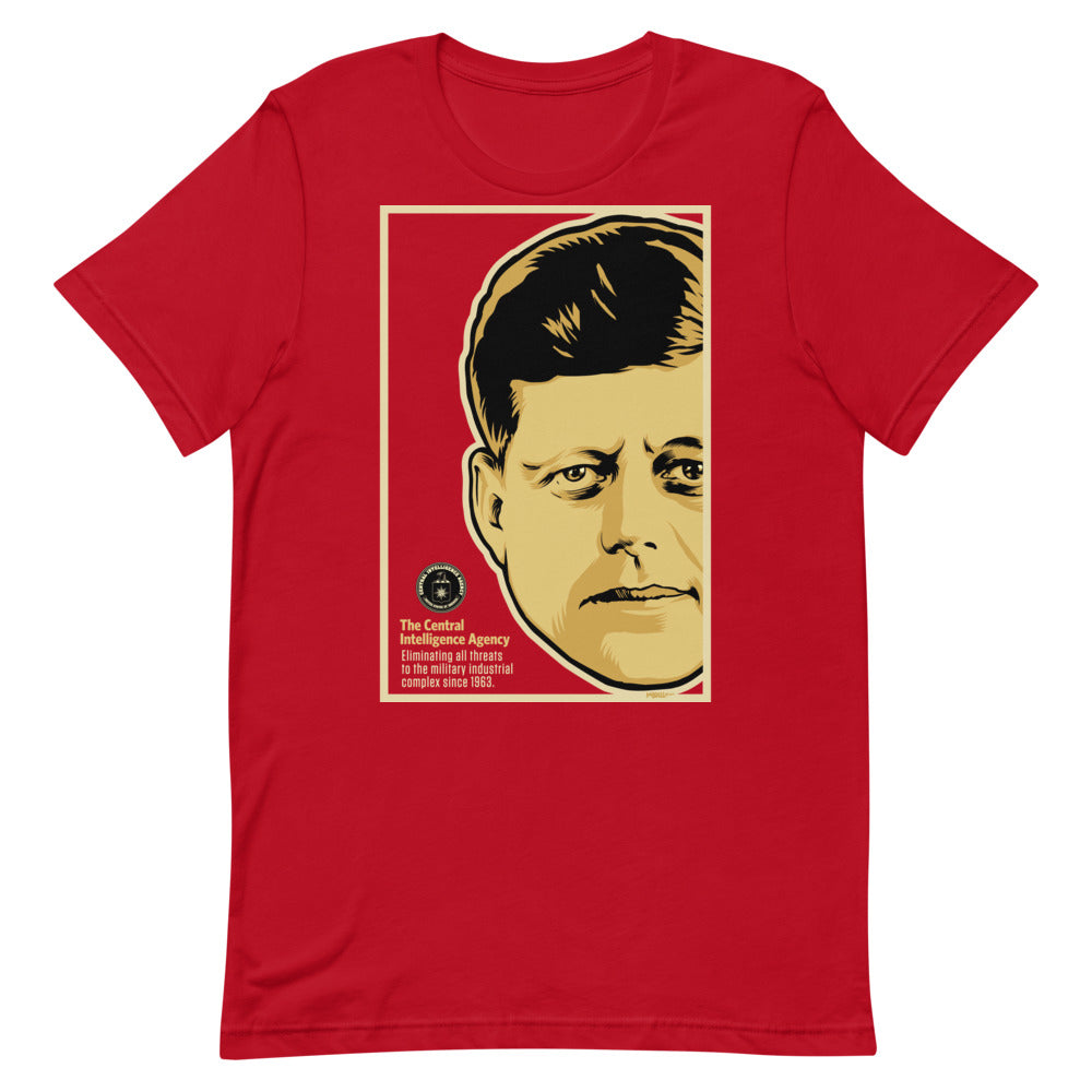 Central Intelligence Agency Military Industrial Complex JFK Short-Sleeve Unisex T-Shirt
