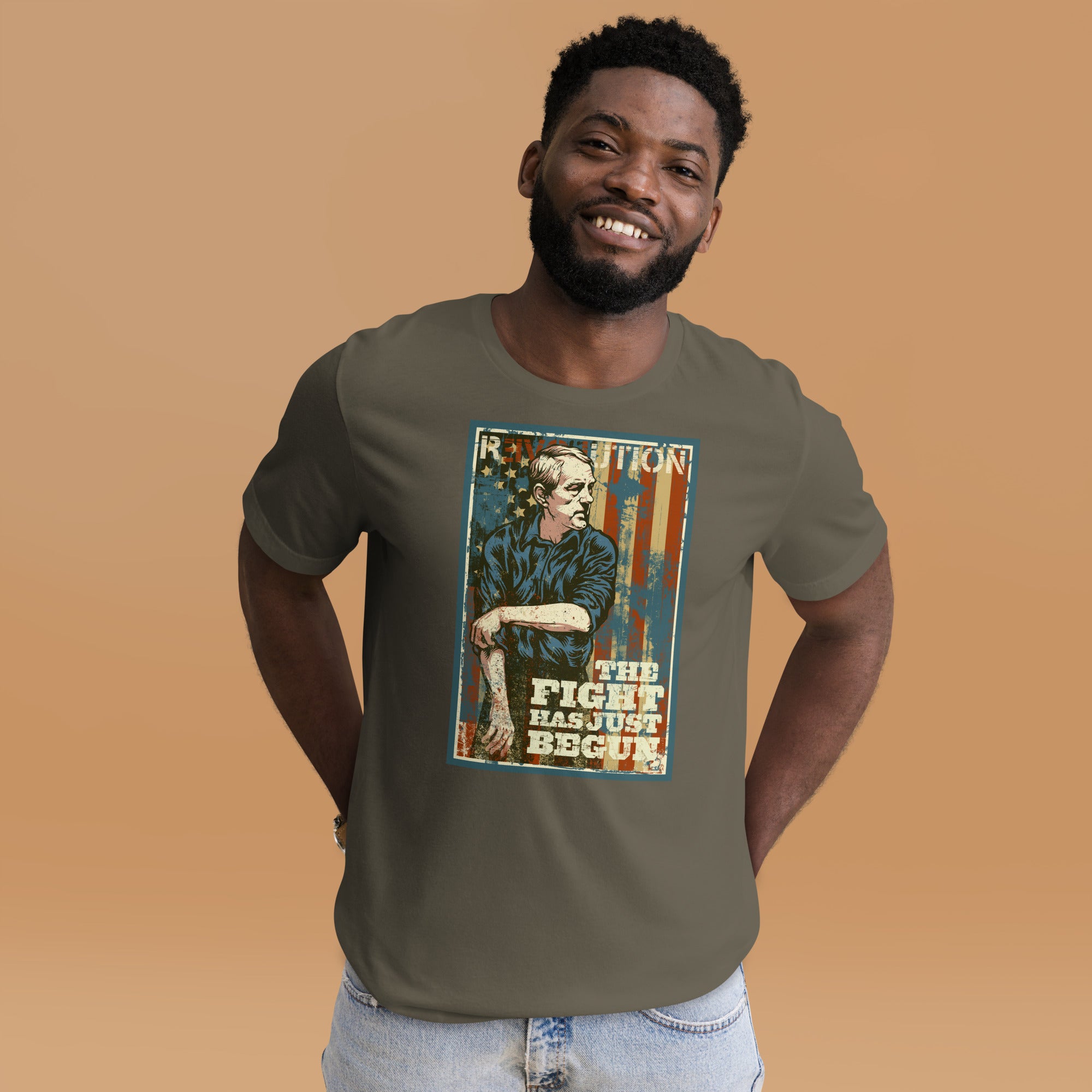The Fight Has Just Begun Ron Paul Graphic T-Shirt