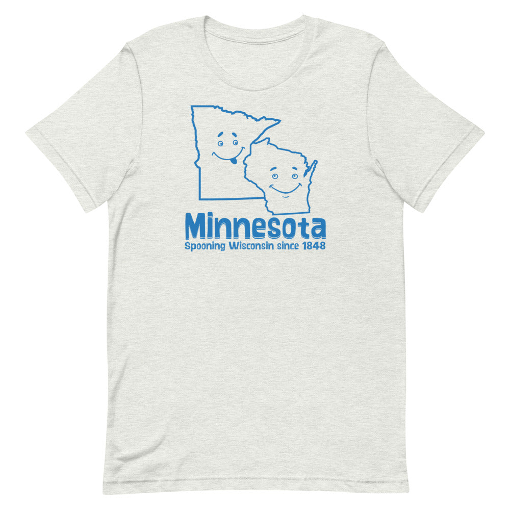 Minnesota Spooning Wisconsin Short-Sleeve Unisex T-Shirt