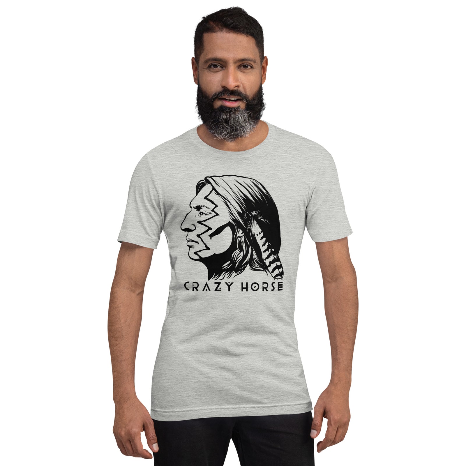 Crazy Horse War Paint Graphic T-Shirt