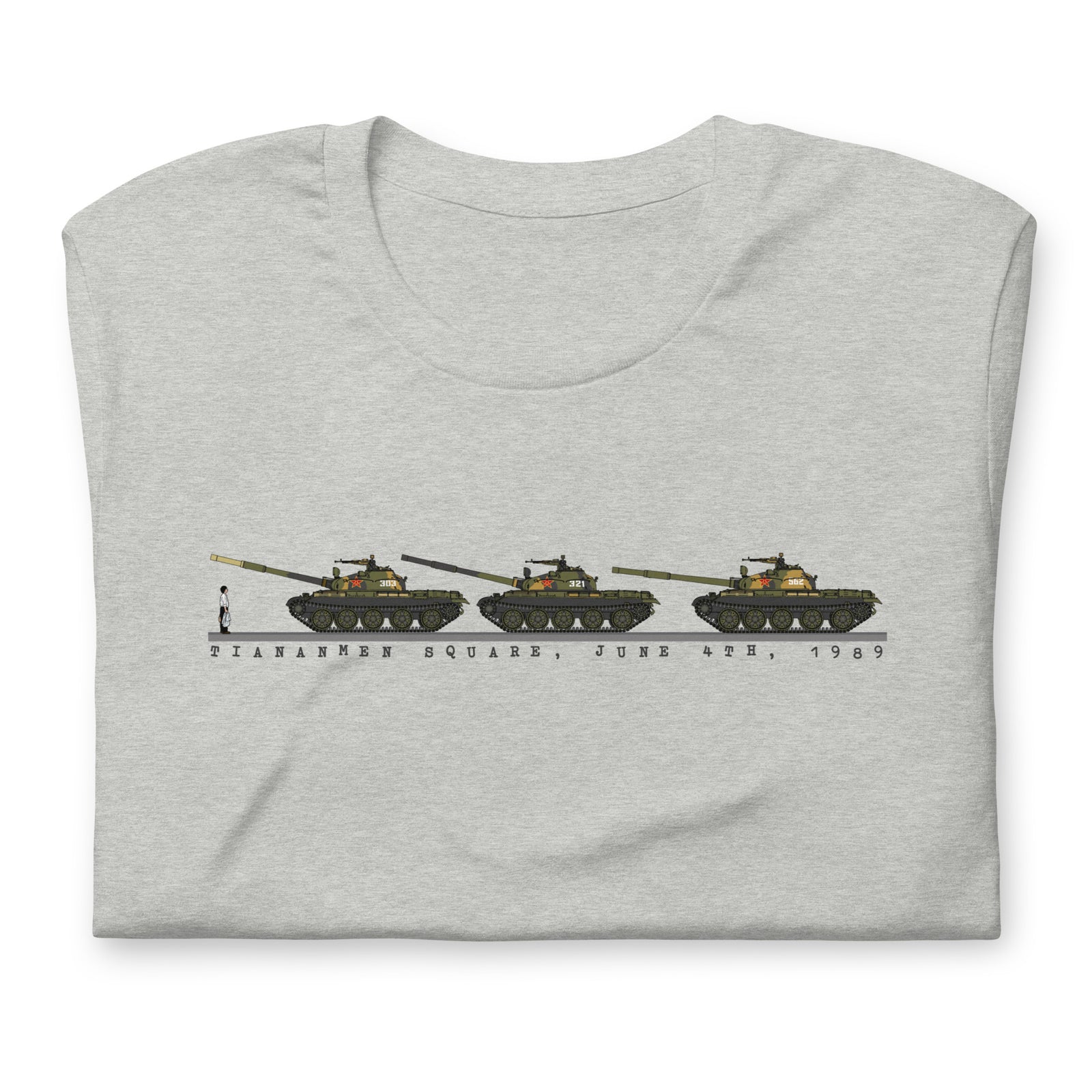 Tiananmen Tank Man 33rd Anniversary T-Shirt