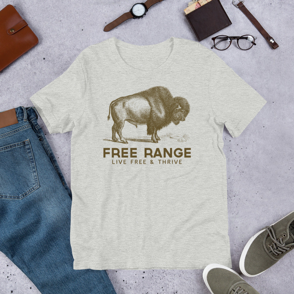 Free Range Short Sleeve Graphic T-Shirt