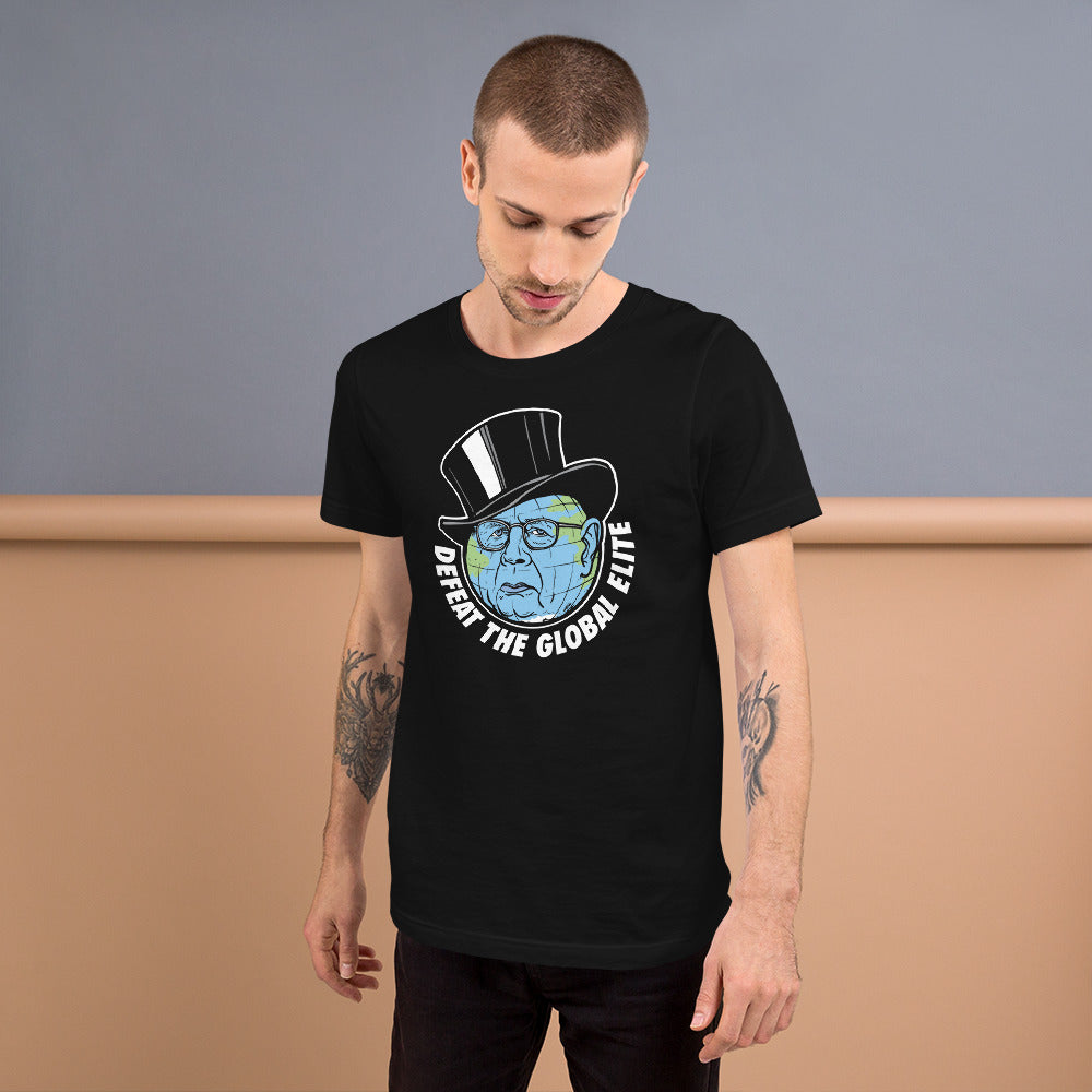 Defeat the Global Elite Short-Sleeve Unisex T-Shirt
