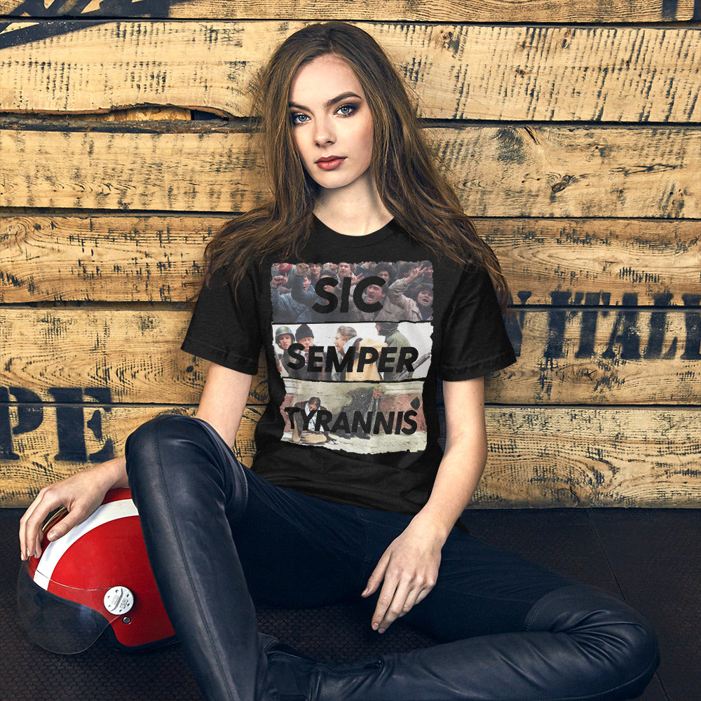 Sic Semper Tyrannis Ceausescu Unisex Graphic Tee