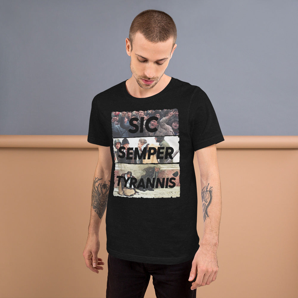 Sic Semper Tyrannis Ceausescu Unisex Graphic Tee