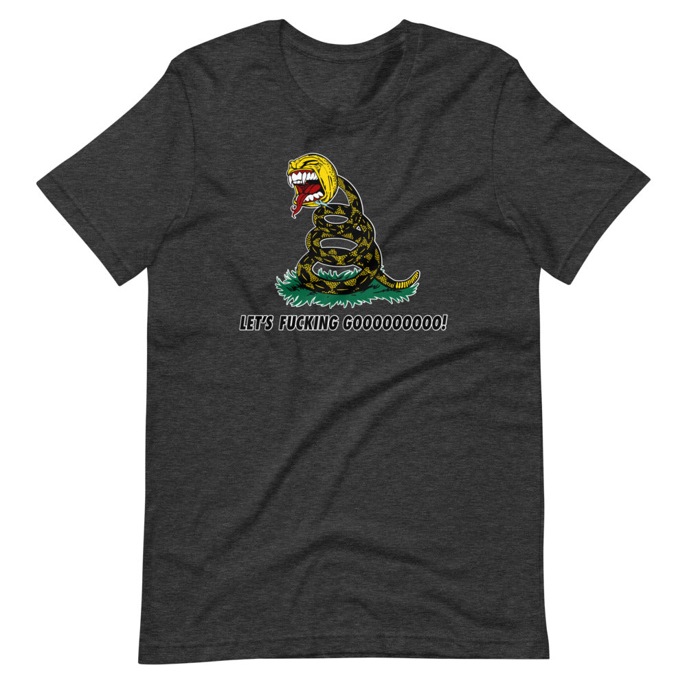 Let's Fucking Goooo Gadsden Short-Sleeve Unisex T-Shirt
