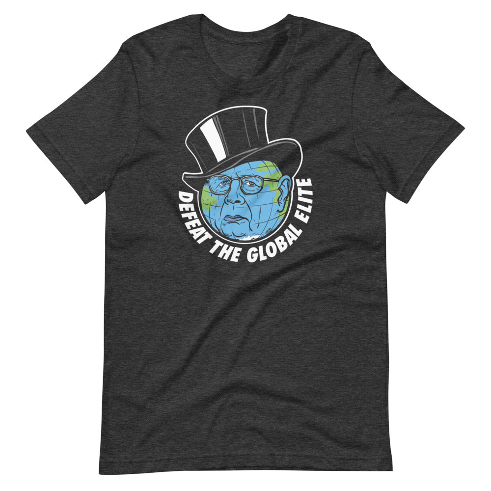 Defeat the Global Elite Short-Sleeve Unisex T-Shirt