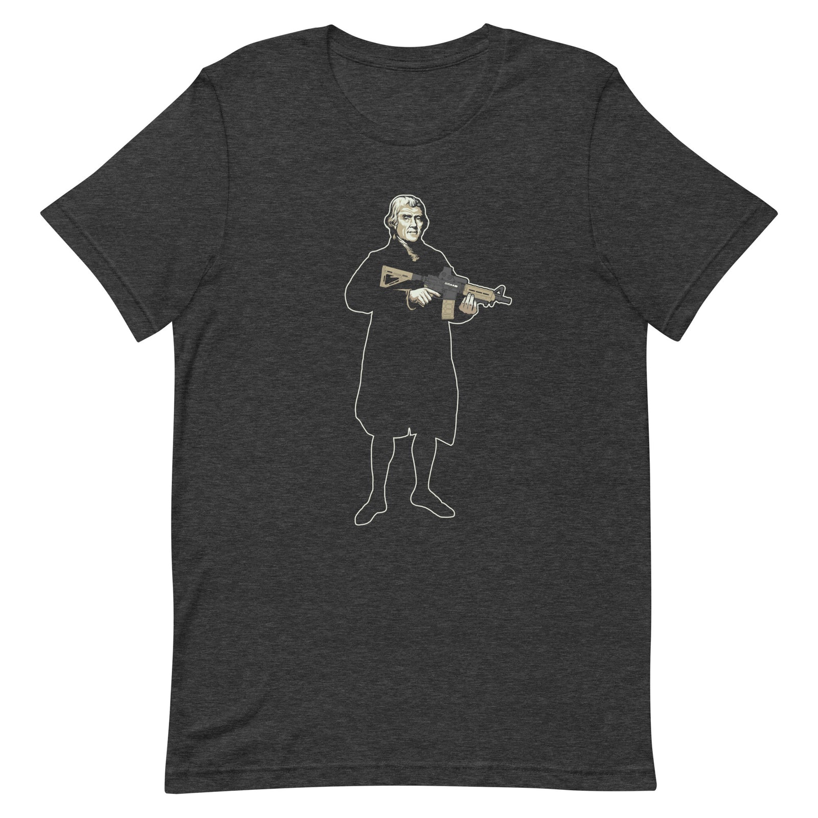 Thomas Jefferson With a Carbine T-Shirt